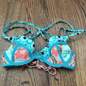 Maaji Swimsuit Bikini Top Size Small